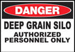 ZING DANGER,Deep Grain Silo Authorized 10x14