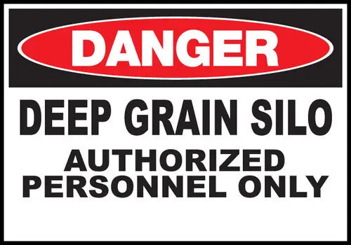 ZING DANGER,Deep Grain Silo Authorized 10x14