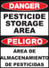 ZING Bilingual,DANGER,Pesticide,14x10 PL