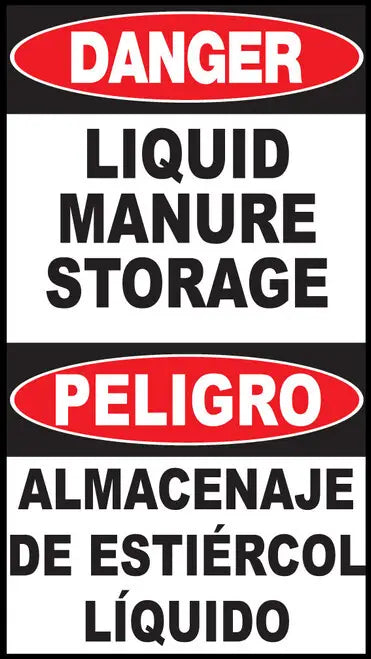 ZING Bilingual,DANGER,Liquid Manure, PL