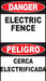 ZING Bilingual,DANGER,Electric Fence 14x10