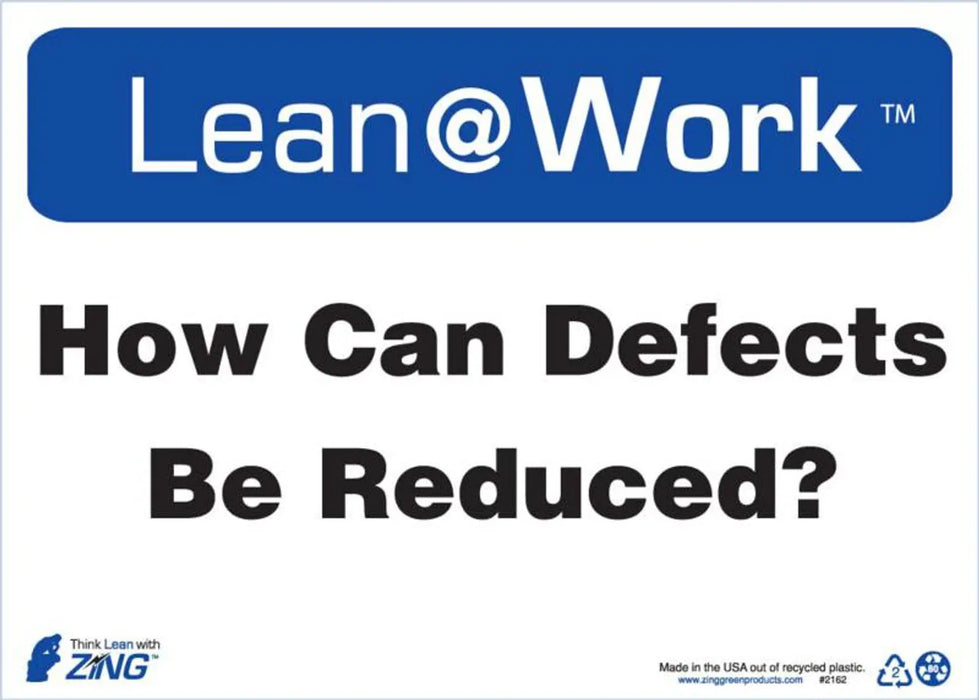 ZING LEAN CAN DEFECTS BE REDUCED