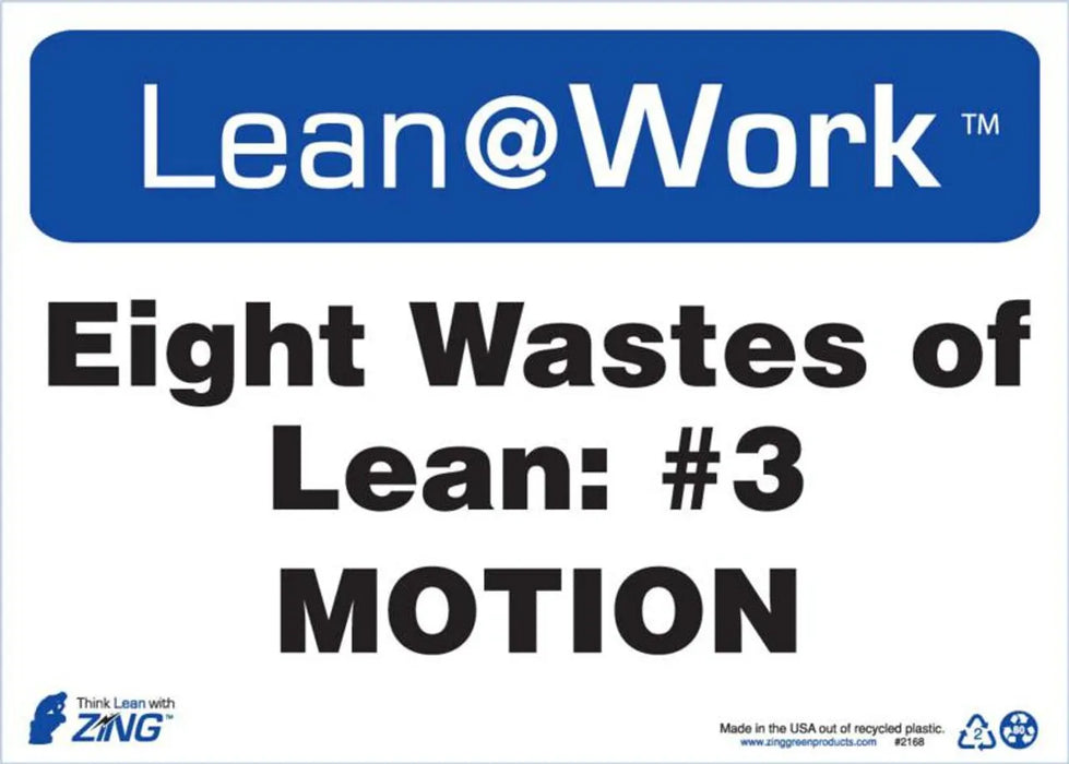 ZING LEAN EIGHT WASTES MOTION