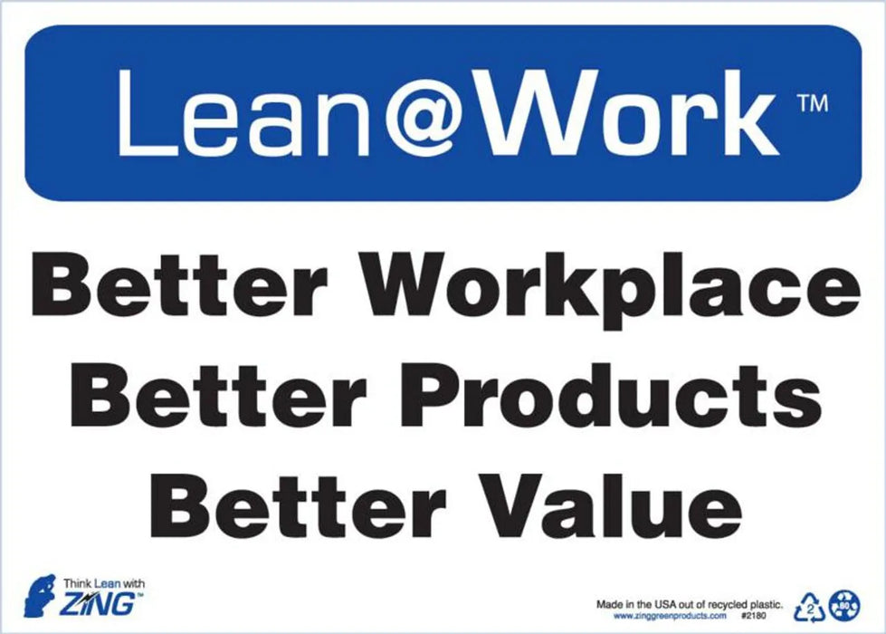 ZING LEAN BETTER WORKPLACE