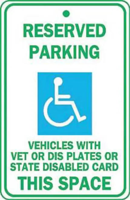 ZING Parking Reserved Parking This Sp 12x18