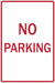 ZING Parking NO PARKING, HIP, 12x18, Alum