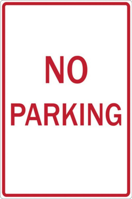 ZING Parking NO PARKING, HIP, 12x18, Alum