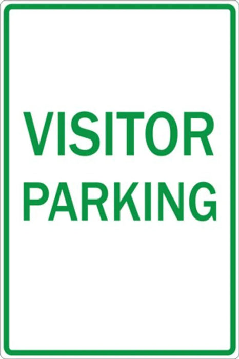 ZING Visitor Parking, HIP, 12x18, Alum