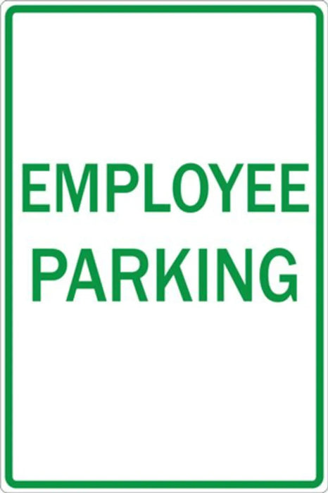 ZING Employee Parking, HIP, 12x18, Alum