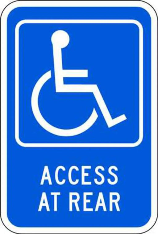 ZING Handicap Access at Rear, EGP, 12x18