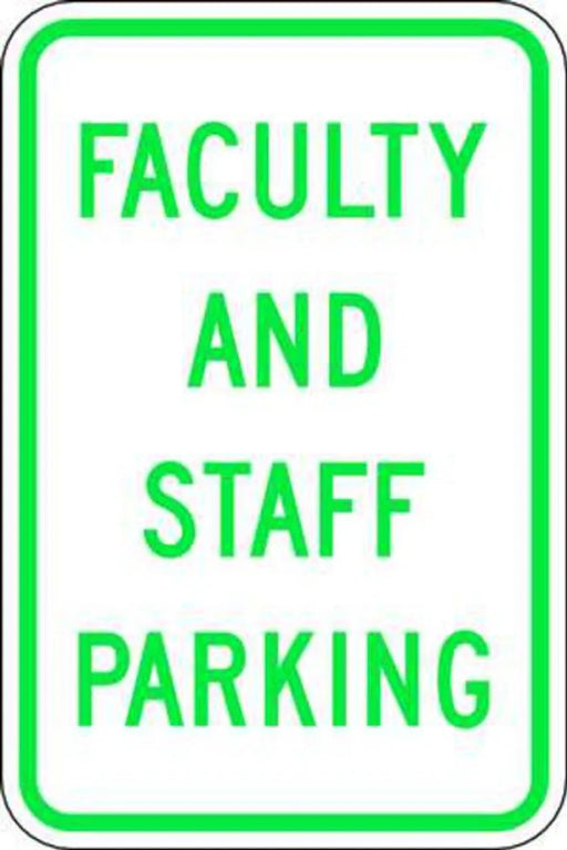 ZING FACULTY AND STAFF PARKING, HIP, 12x18