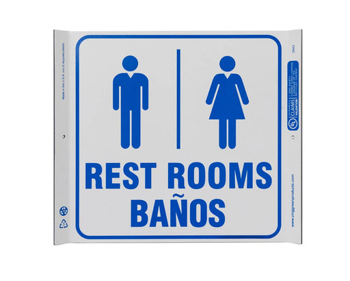 ZING Safety Rest Rooms Bilingual Corner