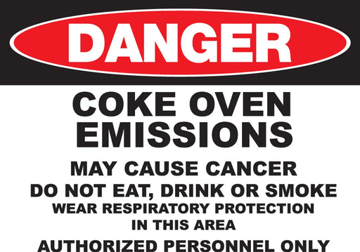 ZING DANGER, 10x14", Coke Emmissions, Plastic