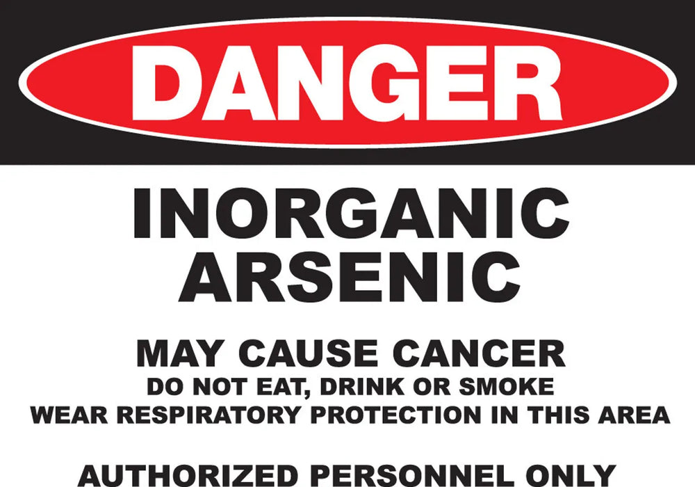 ZING DANGER, 10x14", Arsenic, Plastic