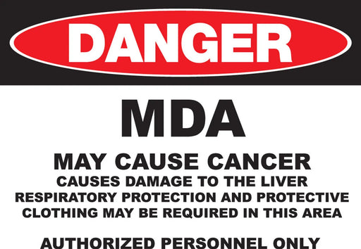 ZING DANGER, 10x14", MDA, Plastic