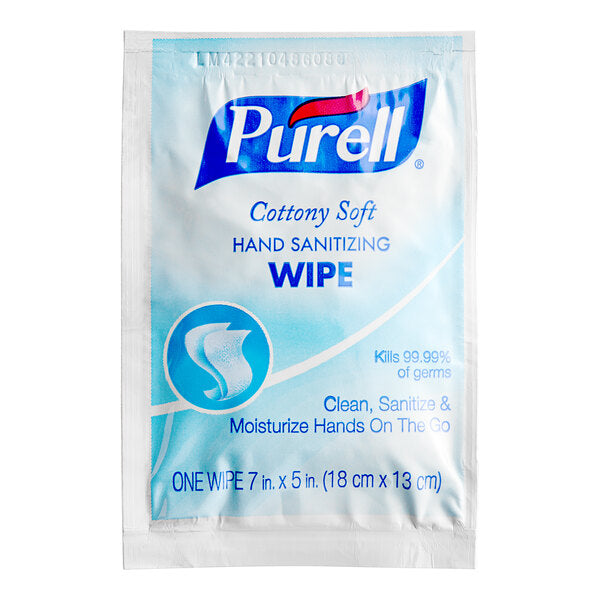 Clearance - Purell Cottony Soft Hand Sanitizing Wipes 120-pk