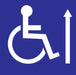 ZING Handicapped Accessible Ahead Arr 6x6 2pk