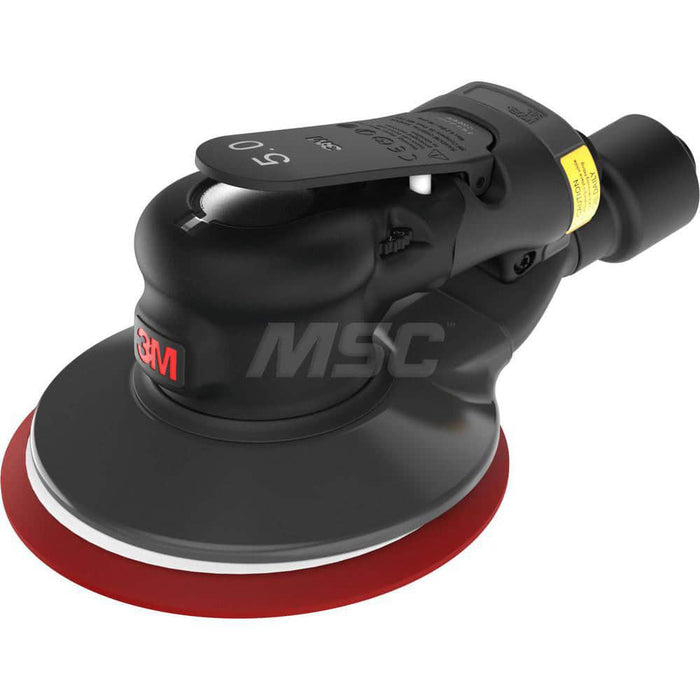 Air Orbital Sander: Round, 6" Pad