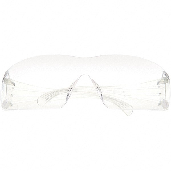 Safety Glass: Anti-Fog, Polycarbonate, Clear Lenses, Frameless, UV Protection