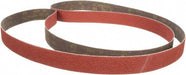 Abrasive Belt: 1/2" Wide, 18" Long, 60 Grit, Aluminum Oxide