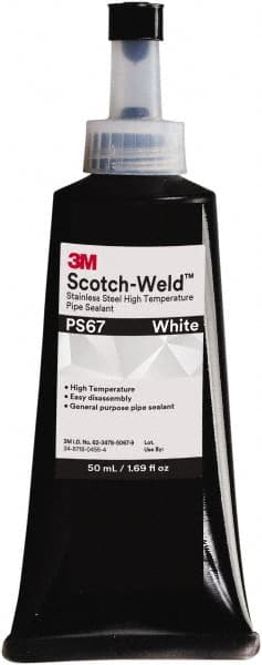 Pipe Thread Sealant: White, 50 mL Tube