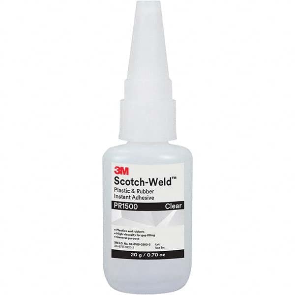 Adhesive Glue: 0.7 oz Bottle, Clear