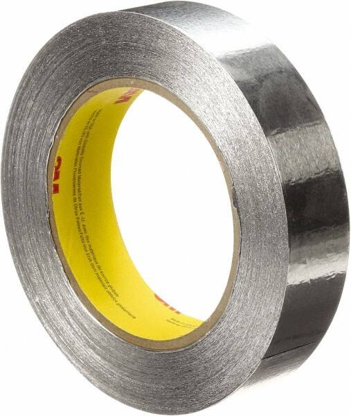 Silver Foil Tape: 60 yd Long, 1-1/2" Wide, 4.6 mil Thick