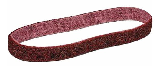 3M Abrasive Belt: 1" Wide, 11" Long, Aluminum Oxide