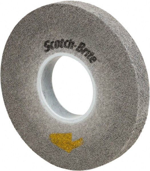 Deburring Wheel:  8" Dia,  1" Face Width,  3" Hole,  Density 9 N/A Silicon Carbide