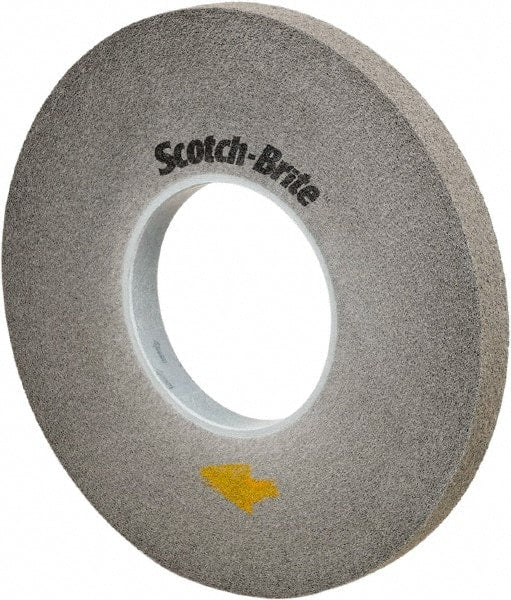 Deburring Wheel:  12" Dia,  1" Face Width,  5" Hole,  Density 9 N/A Silicon Carbide