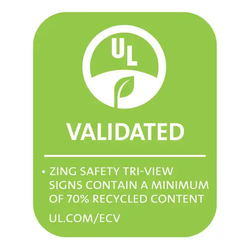 ZING Safety Sign "First Aid" TriView French