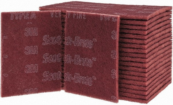 Scotch-Brite Hand Sanding Pad: Non-Woven, Super Fine Grade