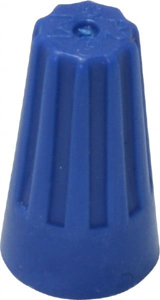 Standard Twist-On Wire Connector: Blue, Fire-Resistant, 3 AWG