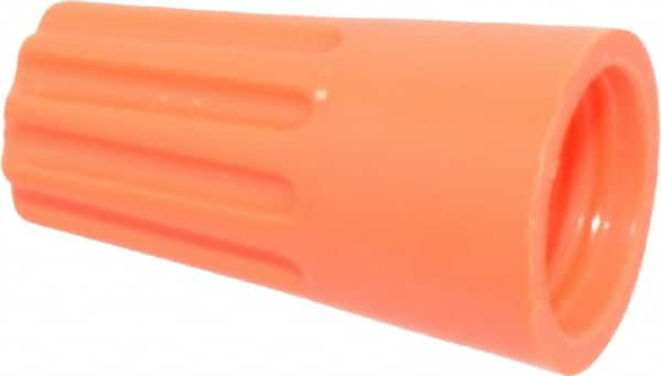 Standard Twist-On Wire Connector: Orange, Fire-Resistant, 3 AWG