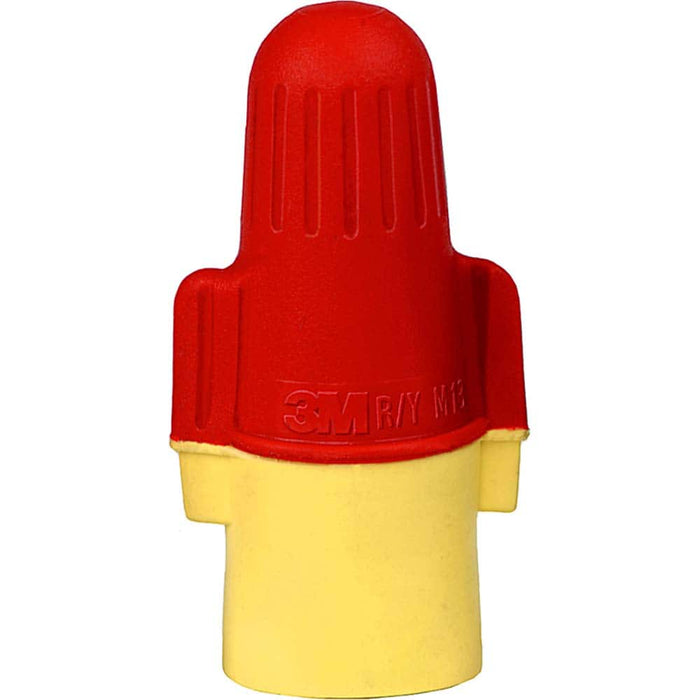 Wing Twist-On Wire Connector: Red & Yellow, Flame-Retardant, 2 AWG