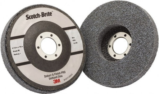 Deburring Discs; Disc Diameter (Inch): 4-1/2 ; Abrasive Material: Ceramic ; Grade: Medium ; Connector Type: Holder Required ; Center Hole Size (Inch): 7/8