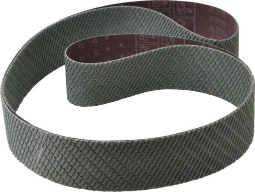 Abrasive Belt: 2" Wide, 72" Long, 300 Grit, Aluminum Oxide