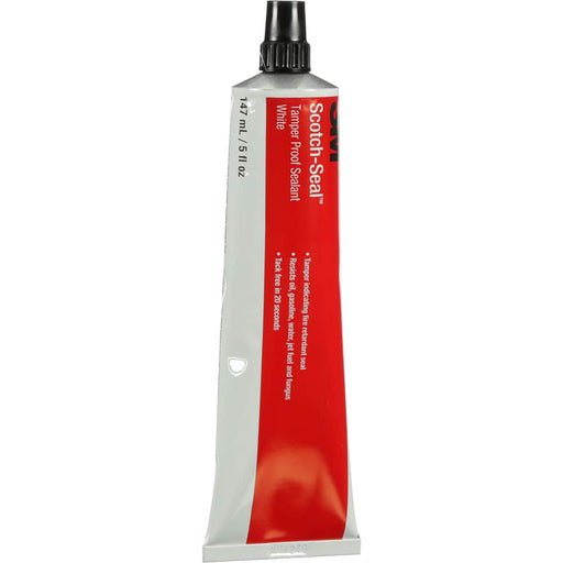 Seam Sealant: 5 oz Tube, White, Nitrile