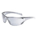 Safety Glass: Anti-Fog & Scratch-Resistant, Polycarbonate, Gray Lenses, Frameless, UV Protection