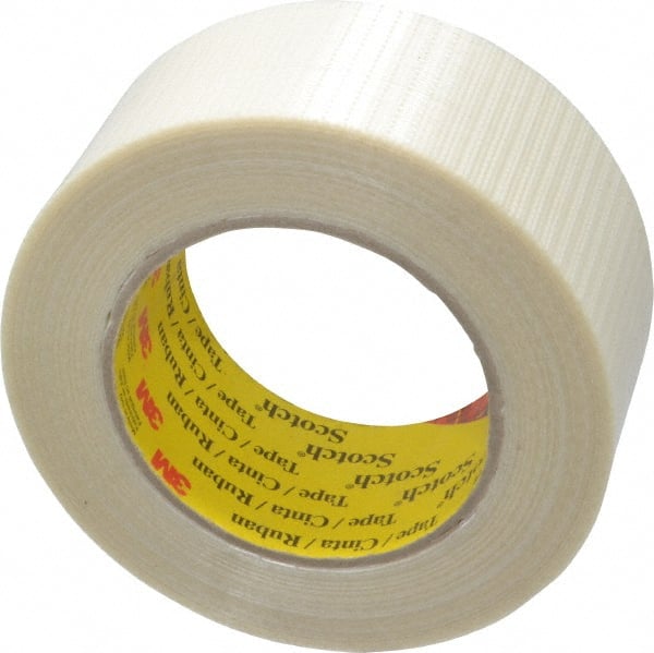 Packing Tape: 2" Wide, Clear, Rubber Adhesive