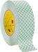 White Double-Sided Polyethylene Film Tape: 2" Wide, 36 yd Long, 9 mil Thick, Rubber Adhesive