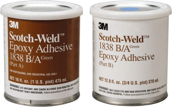 Two-Part Epoxy: 32 oz, Can Adhesive