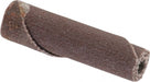 Straight Cartridge Roll: 1/4" Dia, 320 Grit, Aluminum Oxide