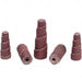 Straight Cartridge Roll: 3/4" Dia, 50 Grit, Aluminum Oxide