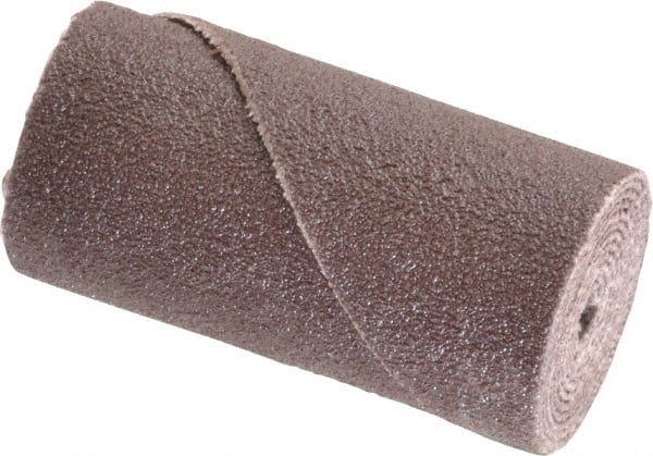 Straight Cartridge Roll: 3/4" Dia, 120 Grit, Aluminum Oxide