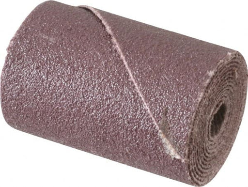 Straight Cartridge Roll: 1" Dia, 120 Grit, Aluminum Oxide