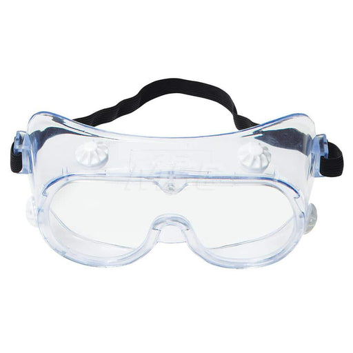 Safety Goggles: Chemical Splash, Uncoated, Clear Polycarbonate Lenses