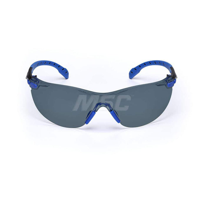 Safety Glass: Anti-Fog, Polycarbonate, Gray Lenses, Frameless