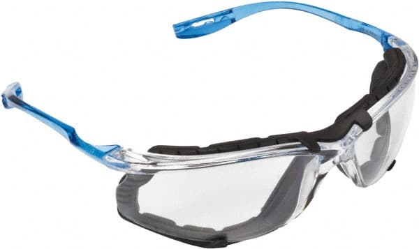 Safety Glass: Scratch-Resistant, Polycarbonate, Gray Lenses, Frameless, UV Protection