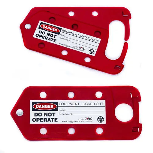 ZING Lockout Tagout  Hasp - Tag Combo